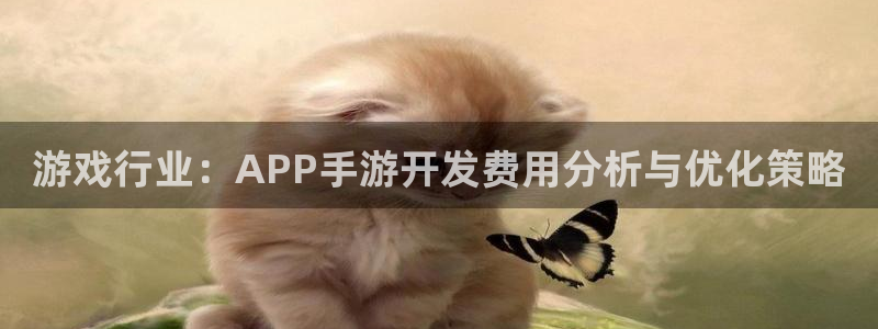 大神加拿大pc28：游戏行业：APP手游开发费用分析与优化策