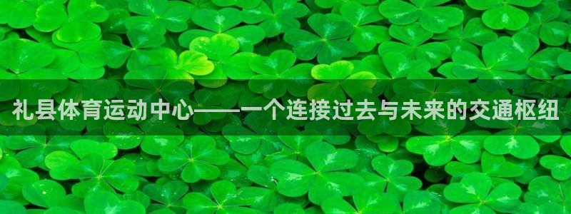 678体育官网下载：礼县体育运动中心——一个连接过去与未来的交通枢纽