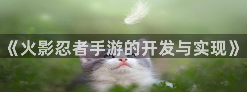 28大神预测吧：《火影忍者手游的开发与实现》